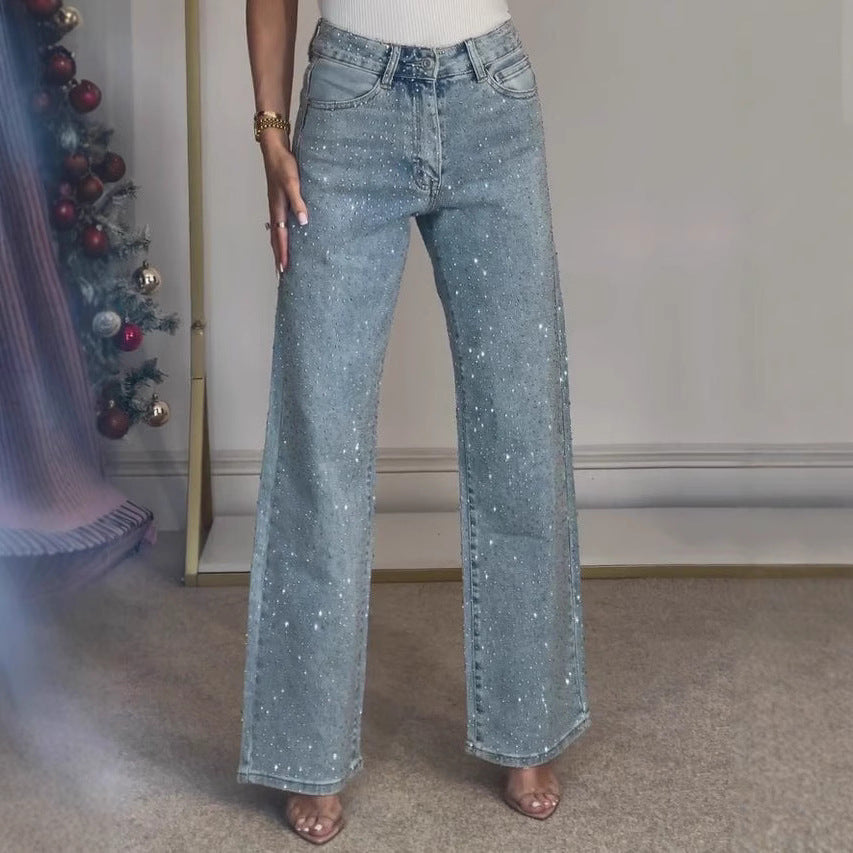 Pantalon droit haute de gamme pour femme