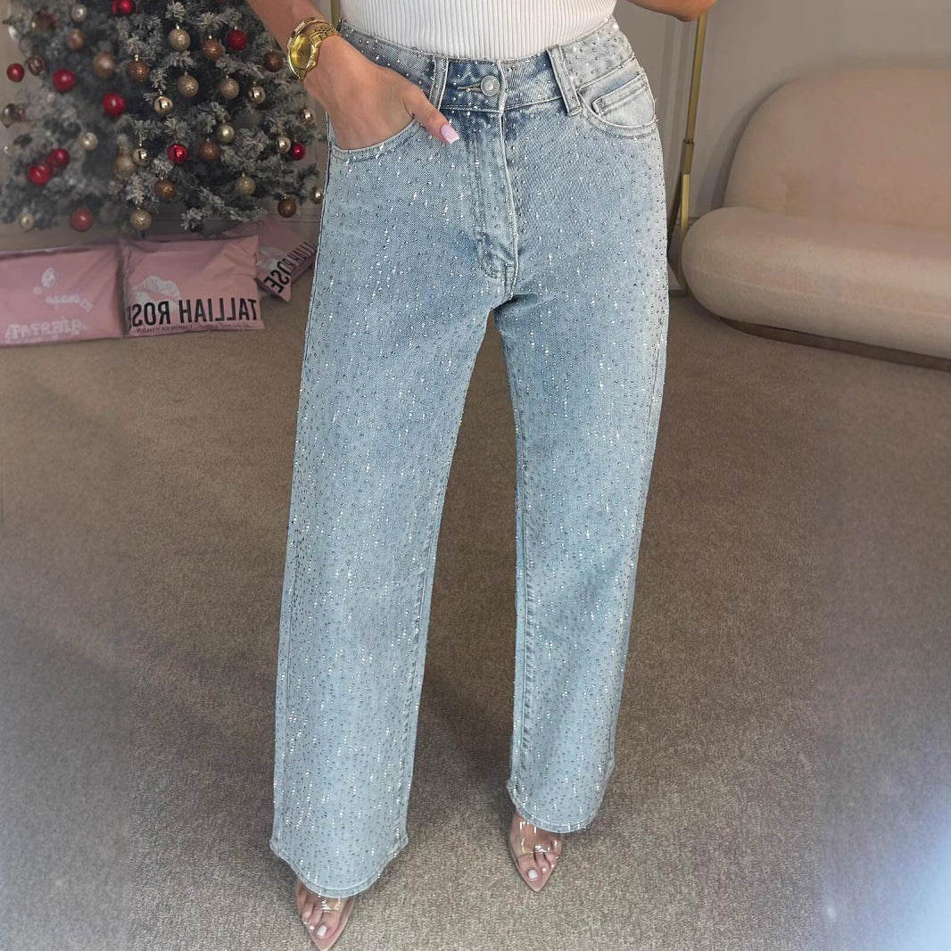 Pantalon droit haute de gamme pour femme