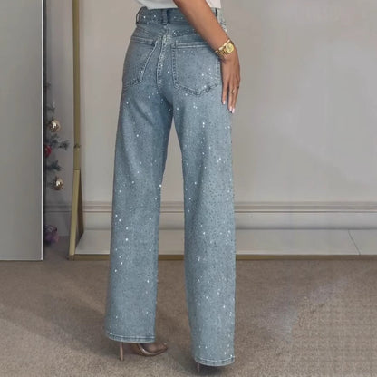 Pantalon droit haute de gamme pour femme