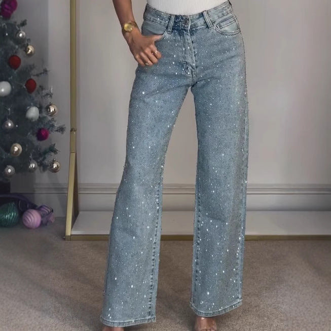 Pantalon droit haute de gamme pour femme