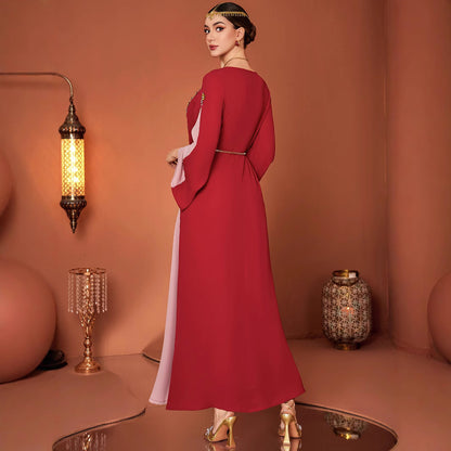Robe de Soirée Orientale : L'Alliance Parfaite des Couleurs Chaudes et du Chic